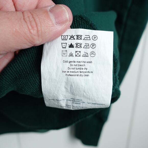 Norse Projects Sweatshirt Mens SZ M Kristian Sportswear GMD Crew Dolman Sleeve - Picture 6 of 10